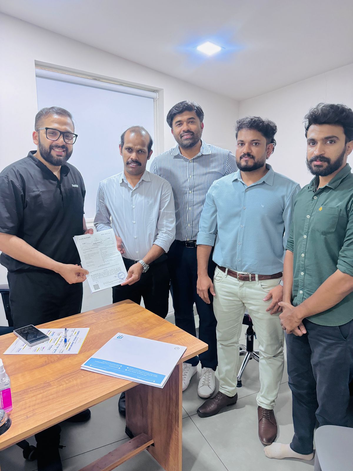 We are delighted to share the Contract Signing for *Dr. Irshad Ali’s Skin Care Centre* . Project Location: Perinthalmanna